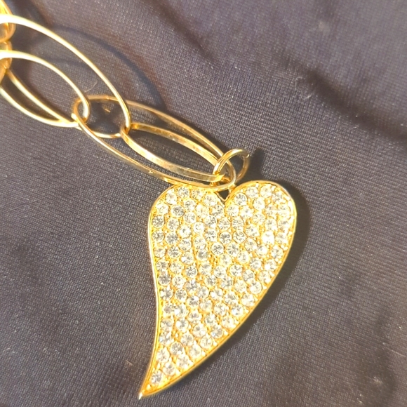 14kGP Heart Necklace - Picture 3 of 5